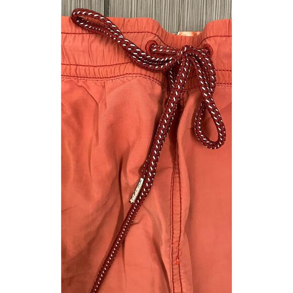 Tommy Bahama Swim Lined Board Shorts XL Orange Cargo Short Pocket Drawstring - Picture 3 of 7